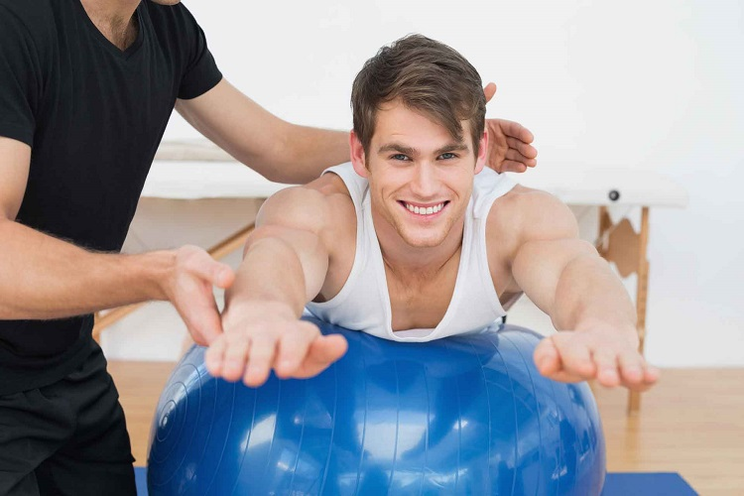 vježbe na fitball za prostatitis